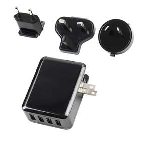 Minelab 009068027516 Metal Detector 4-way Universal Ac Charger Plug Pack For Equinox Serie