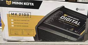 Mk-2100d Minn Kota Mk 2100d Digital On-board Marine Battery Charger 10a 2 Bank 12v