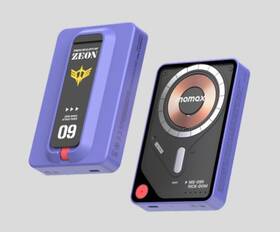 Ms-09r Momax 894222080355 Rick Dom Purple 1-power X Pro Magnetic Wireless Power Bank 10000mah