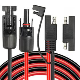 B0c4f2q6yd Mookeerf 10ft 10awg Solar Panel To Sae Cable Rv Car Motorcycle Connector