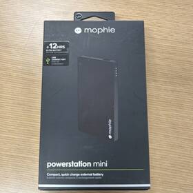 450-0166a Mophie Powerstation Mini Portable Charger 3000mah Black Smartphone Tablet