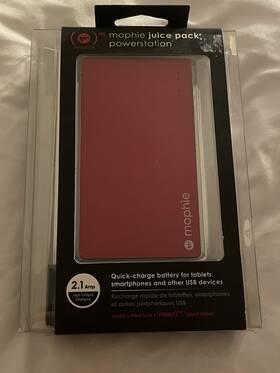Mopjpupsduoblkv1 Mophie Juice Pack Powerstation Pro 4 000 Mah Red External Battery