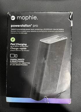 Ps-2025-20k Mophie Powerstation Pro 20000mah Power Bank Fast Charging 45w Usb-c Pd Output