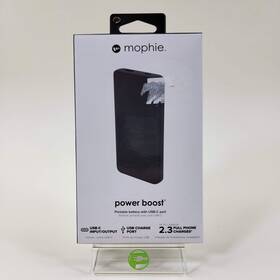 Pwr-boost-10k Mophie New Power Boost Portable Battery With Usb-c Port 10 000 Mah