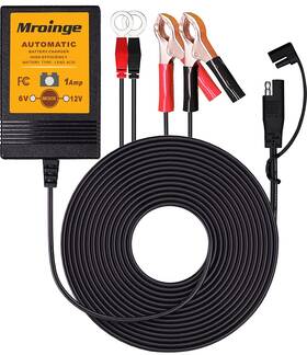 Mbc016 Mroinge 6v / 12v 1a Fully Automatic Trickle Battery Charger/maintainer For Au