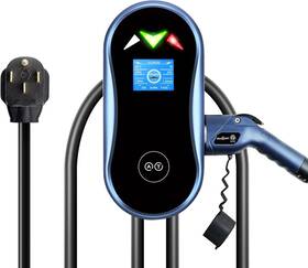 Mt-aabgst1n1450-40a25ft-at Mustart Level 2 Wallbox Ev Charging Station-240v 50 Amp Nema 14-50p 25ft.charging Cord 3