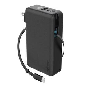 94682210 Mycharge 10000mah 30w Retractacharger Power Bank With Buit-in Retractable