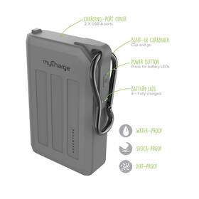 Ahc10g Mycharge Adventure H20 10050mah