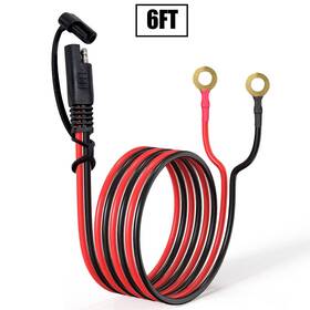 1bcw-ec-01a Nbjingyi Sae To O Ring Cord 12-24v 14awg Connection Cable Adapter Battery Charging
