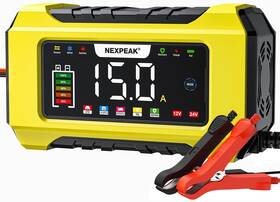 Uk2-nc215y Nexpeak Nc215 15-amp Battery Charger Trickle Car 12v 24v Lif