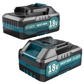 Next-win 762765097144 Not Included Battery Charger 2-pack 5.0ah Replacement Blue