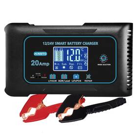 H-20-2 Nhcjkj 20 Amp Car Battery Charger 12v And 24v Lifepo4