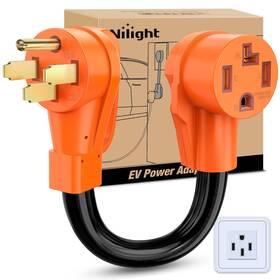50391ev Nilight 50a To 30a Ev Charging Adapter Nema 14-50p 4-prong 14-30r Heavy Duty Cord