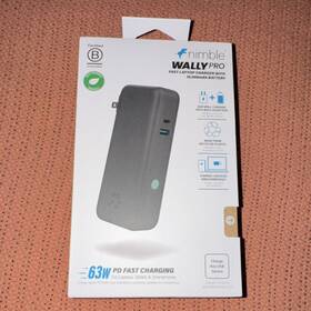 Ps2130c201393 Nimble Wally Pro 63w Gan Wall Charger 10000mah Battery Usb-c Usb-a