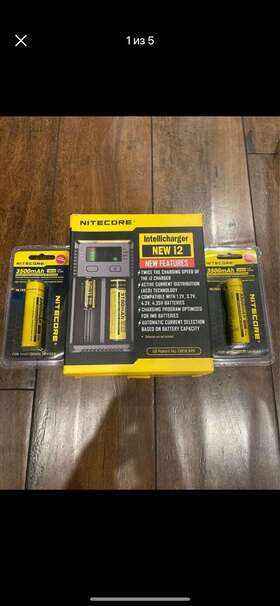 Nitecore 608850517497 New I2 Universal Smart Battery Charger For L-ion Batteries 2battery