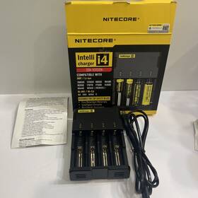 Nitecore 752423479696 Intellicharger I4 V2 Universal 4 Channel Li-ion Ni-cd Ni-mh Smart