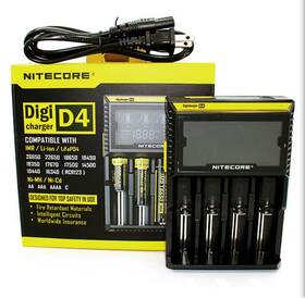 D404020000 Nitecore D4 Digi Charger Genuine