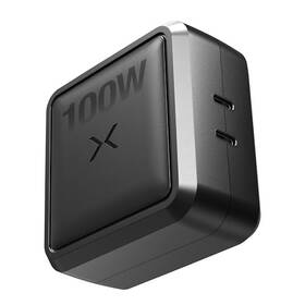 100w Noco 046221240054 Xgrid X100 Usb-c Charger Dual Port Gan Power Adapter - Black
