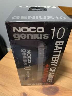 Genius10 Noco Genius 10 6v/12v 10a Smart Battery Charger And Maintainer - New Sealed Box