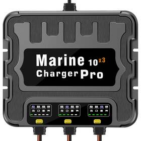 Opergen 614537004990 3 Bank Smart Marine Battery Charger 30a 10a/bank 12v Waterproof Onboard Bo