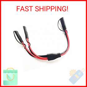 Ouqylg 727536771029 10awg Sae Connector Dc Power Automotive Adapter Cable Y Splitter 1 To 2