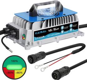 Gt352 Ourantools 48v/58.4v 18a Lithium Battery Charger Lifepo4 Ip67 Waterproof