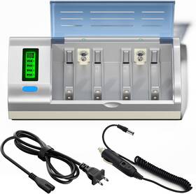 Palogreen 313035611630 Battery Charger For C D Aa Aaa 9v Ni-mh Ni-cd And Li-ion Rechargeable Batteri