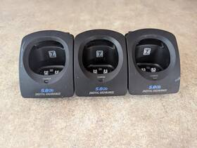 Pqlv30046za Panasonic Lot Of 3 Charging Cradle For Pqlv256 Kx-tga450b