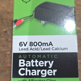 1007-836-468 Pg Automatic Battery Charger 6v 800ma Lead Acid With Alligator Clips