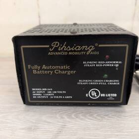 Mb-24 Pihsiang Mb-24/3 Advanced Fully Auto Battery Charger 115/240v 24v/3a Tested