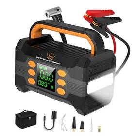 6000a Pine Energy Shenzhen Co. Ltd Dn20 Jump Starter With Air Compressor Portable Car Battery Booster Jumper