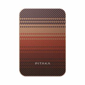 102040004 Pitaka Magsafe Aramid Fiber Magnetic Power Bank Sunset 5000 Mah