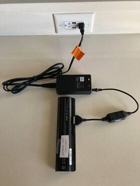 8057802 Portatechs External Laptop Battery Charger For Hp Batteries