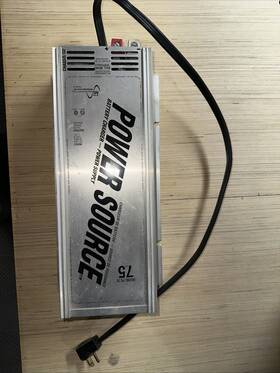 Pc-75 Power Source 75 Model Pc Battery Charger