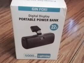 Powerbank 079343747186 Portable Power Bank 5000mah Lightning Digital Display