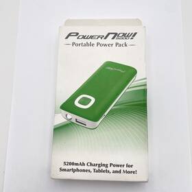 09323-green Powernow 5200 Portable Power Pack Green 5200mah Usb Charger For Phones Tablets