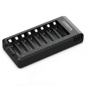 Powerowl 970998406587 8 Bay Aa Aaa Battery Charger Usb High-speed Charging Independent Slot For Ni-