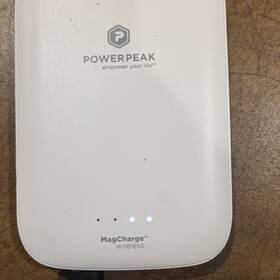 Pp-pbm5kwt Powerpeak Magcharge Wireless Charger Power Bank 5000mah Type-c Lightning White
