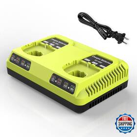 B0bxlc77vz Powilling P117 Dual 12-18v Chemistry Battery Charger For Ryobi 18v One