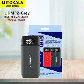 Lii-mp2 Proxxi 21700/18650 Power Bank With Qc3.0 Fast Charging And Lcd Display