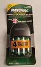 Ps131-4be Rayovac New Rechargeable Nimh Aa Aaa Batteries Charger 012800513253