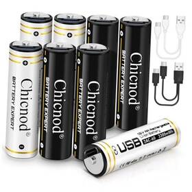 3300mwh Qinuo Dianzishangwu Shenzhen Youxiangongsi 2ac-60 Pack Rechargable Aa Lithium Batteries Double A Battery 1.5v Constant 4