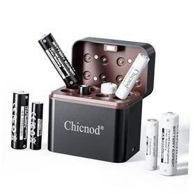 Rb004-l3a2a Qinuo Dianzishangwu Shenzhen Youxiangongsi Rechargeable Aa Aaa Batteries Lithium With Charger 8 Pack 1.5v Double A