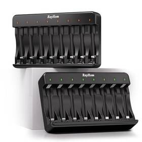 N805 Rayhom Smart Battery Charger 4/8-slot For Aa Aaa Ni-cd Ni-mh Rechargeable Batteries