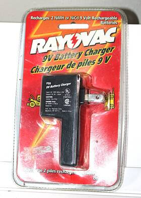 Rayovac 012800485536 9v Battery Charger