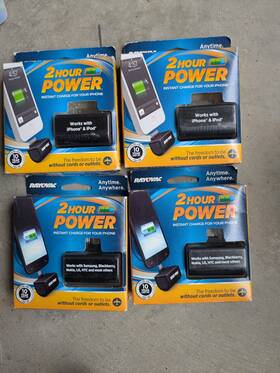 Ps72-b Rayovac 012800519767 Lot Of 4rayovac 2 Hour Power Micro Usb Emergency Charger Battery Incl.