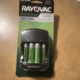 Ps35-4b Rayovac Rechargeable Mains Charger For Aa/aaa Nimh Batteries 4 Capacity