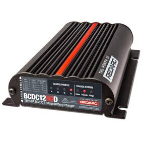 Bcdc1250d Redarc 50a In-vehicle Dc To Charger With Mppt Dual Input For Solar &
