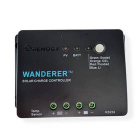 Rng-ctrl-wnd30-li Renogy Wanderer 30a 12v Solar Charge Controller Rs232 Pwm