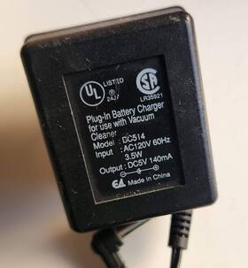 Royal-bc514 Royal Genuine Bc514 5v 140ma Vacuum Cleaner Charger / Power Supply